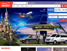 Tablet Screenshot of ampmshuttle.com